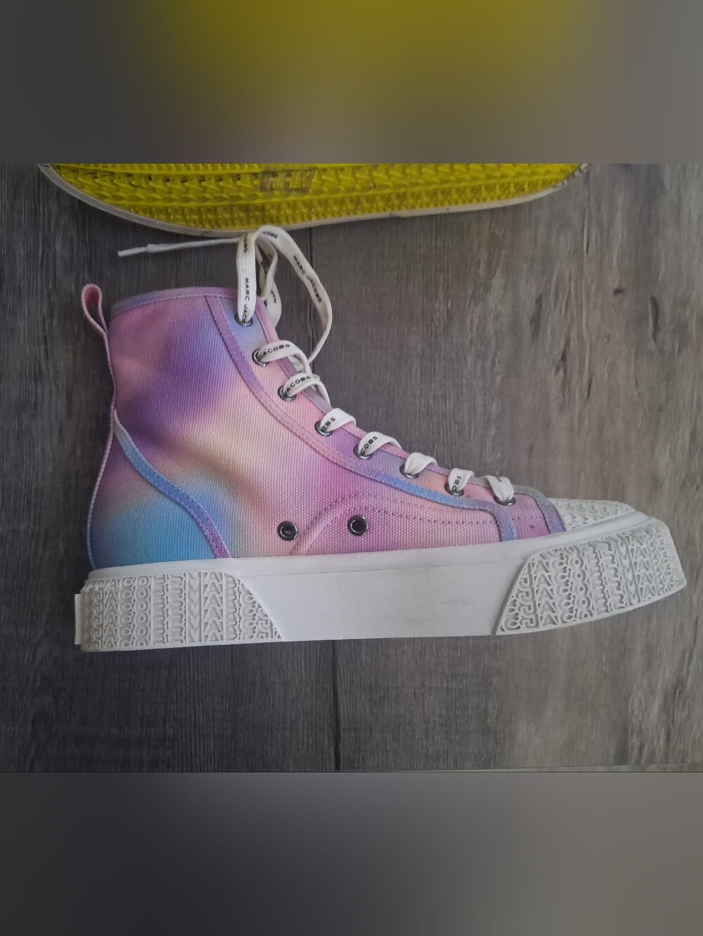 🩷NEW Marc Jacobs Airbrush Canvas Sneakers - Picture 10 of 13